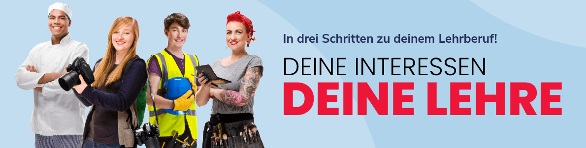 In drei Schritten zu deinem Lehrberuf