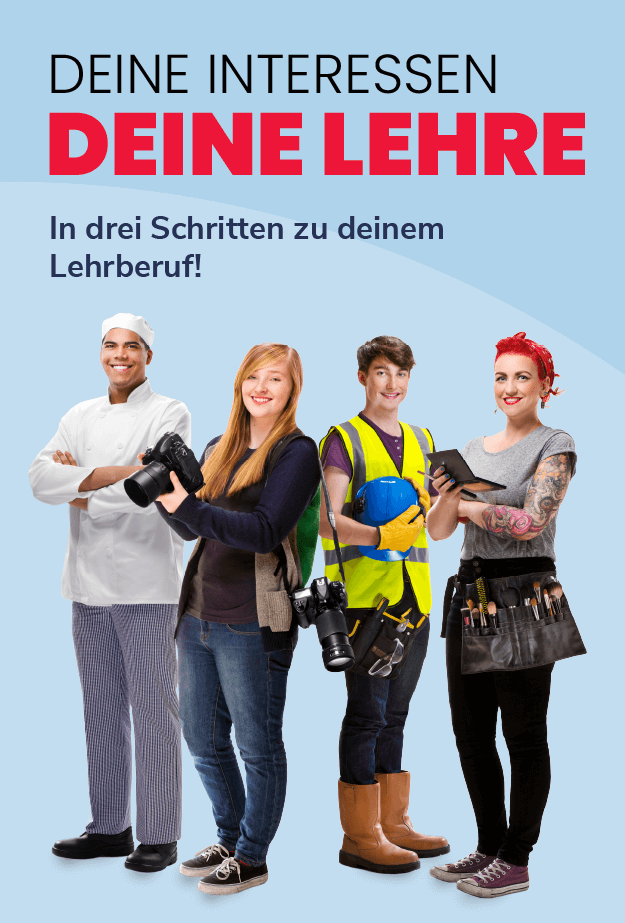 In drei Schritten zu deinem Lehrberuf